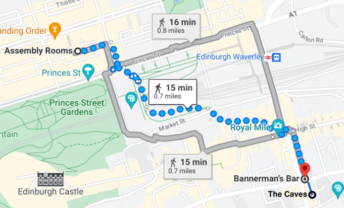 Directions to Bannerman's Bar